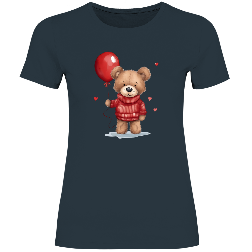 Damen T-Shirt Teddybär-01