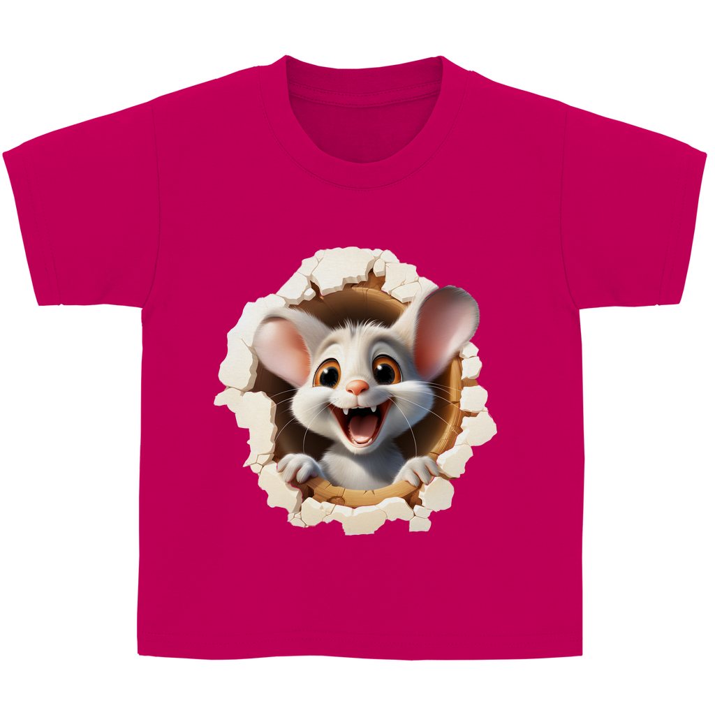 Kinder Basic T-Shirt maus-01