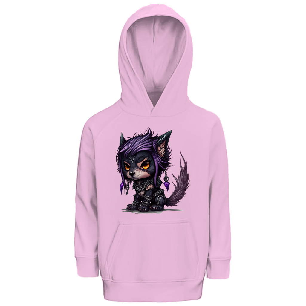 Kinder Premium Bio Hoodie wolf 01