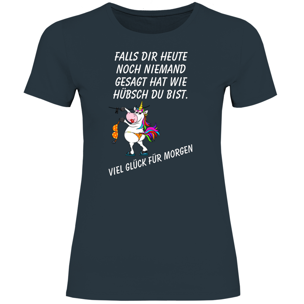 Damen T-Shirt wie hübsch