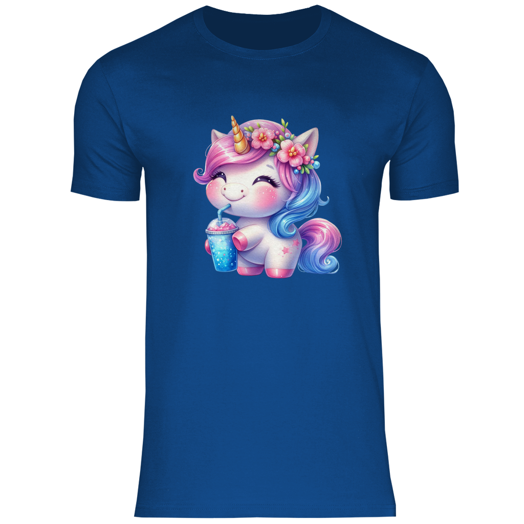 Herren T-Shirt kinder-einhorn-01