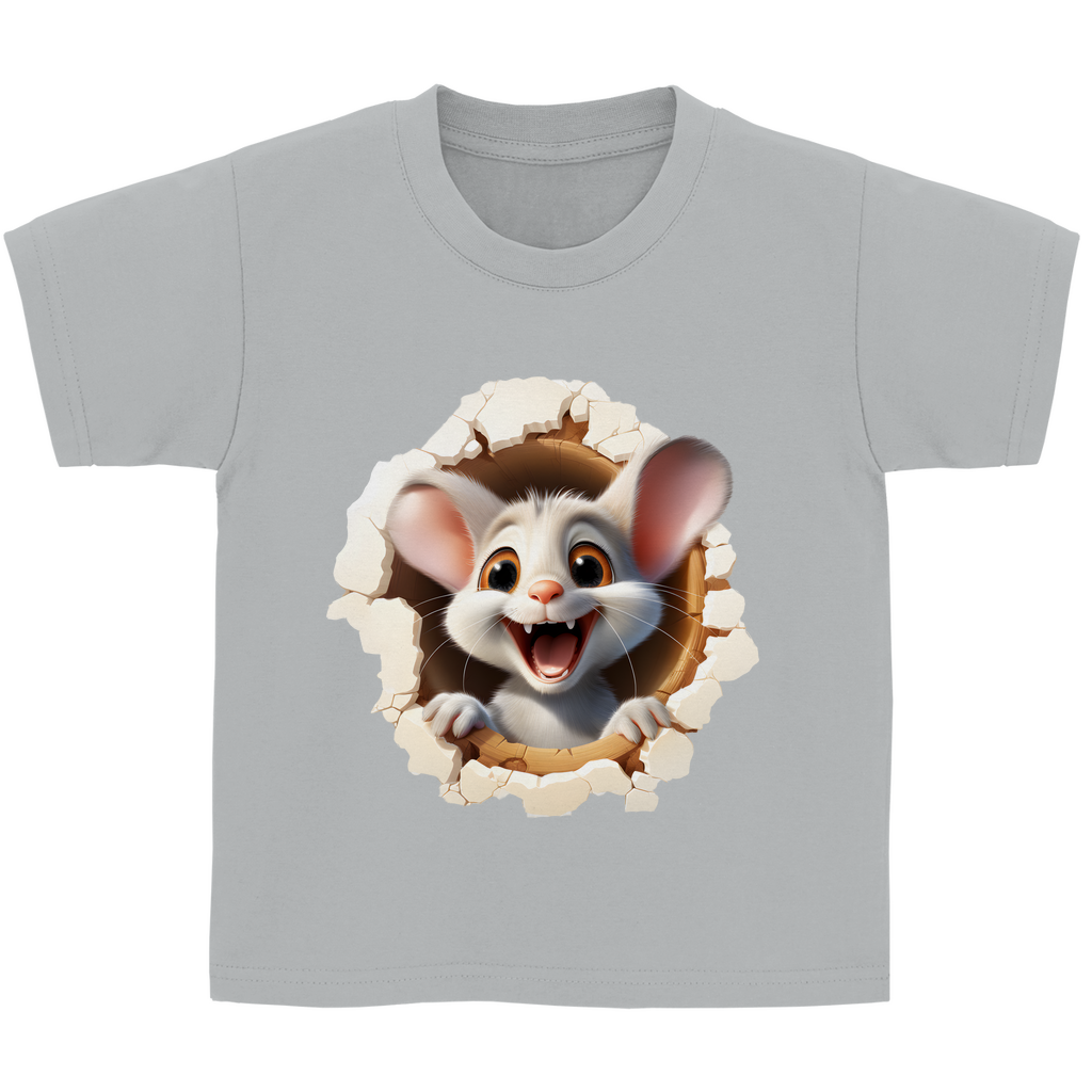 Kinder Basic T-Shirt maus-01