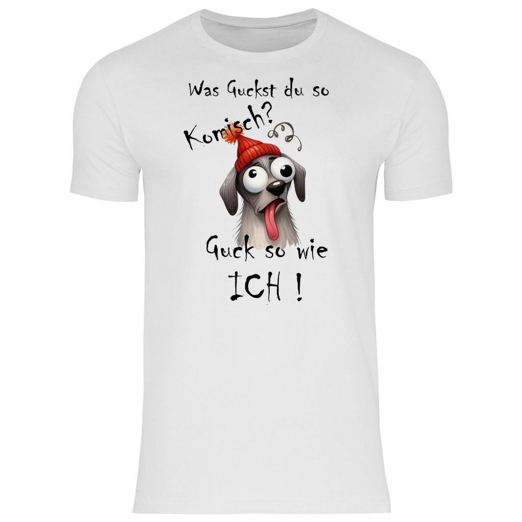 Herren T-Shirt was kuckst du ? 04S