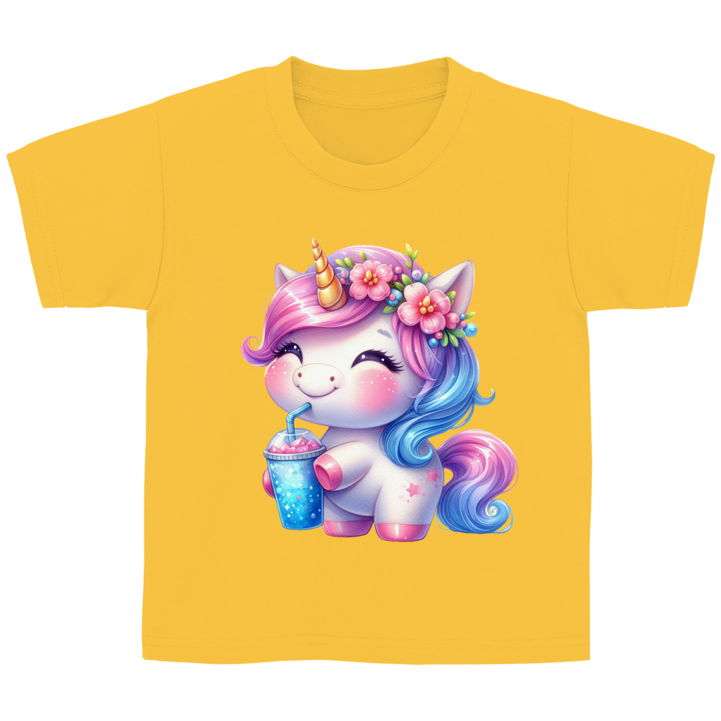 Kinder Basic T-Shirt kinder-einhorn-01