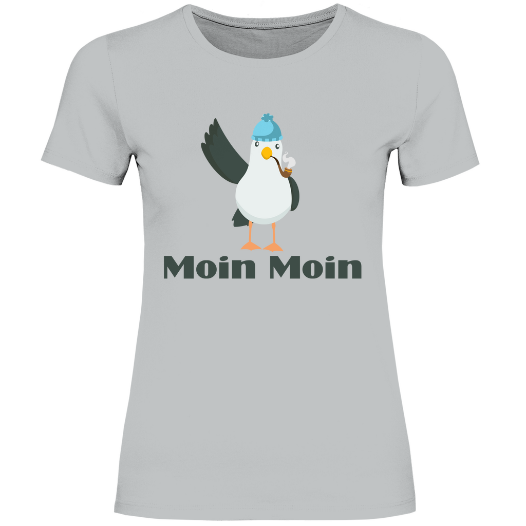Damen T-Shirt Moin Moin