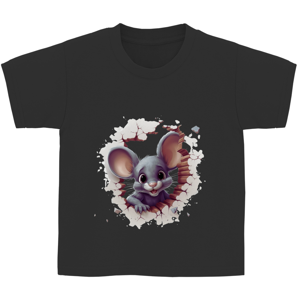 Kinder Basic T-Shirt maus-02
