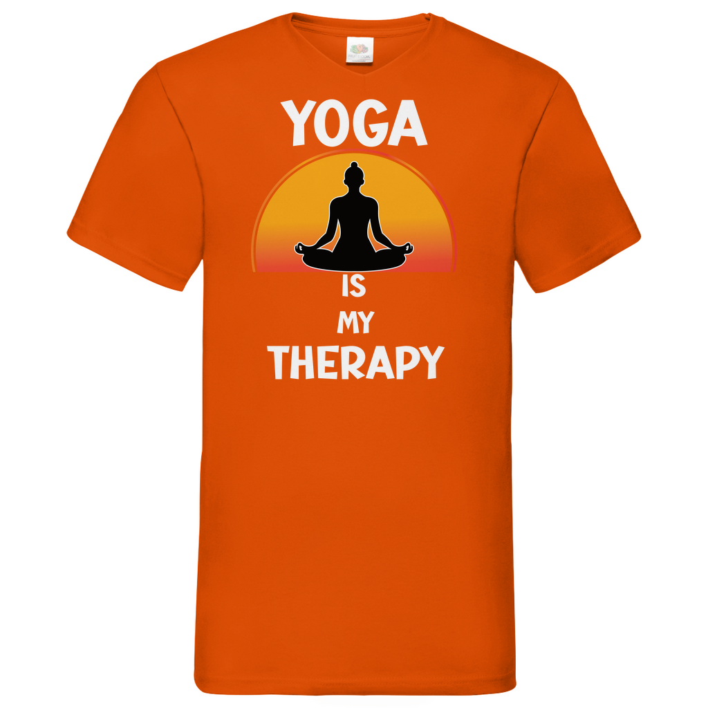 Herren Basic V-Neck T-Shirt YOGA-002