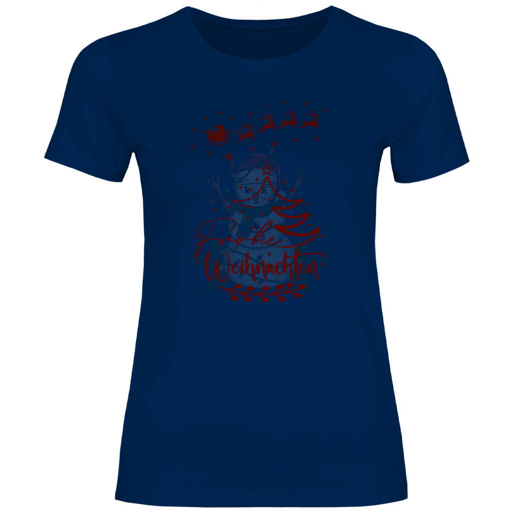 Damen T-Shirt weihnachten-09