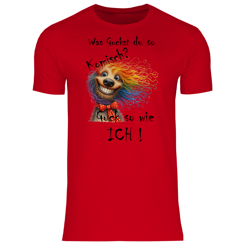 Herren T-Shirt was kuckst du ? 03S