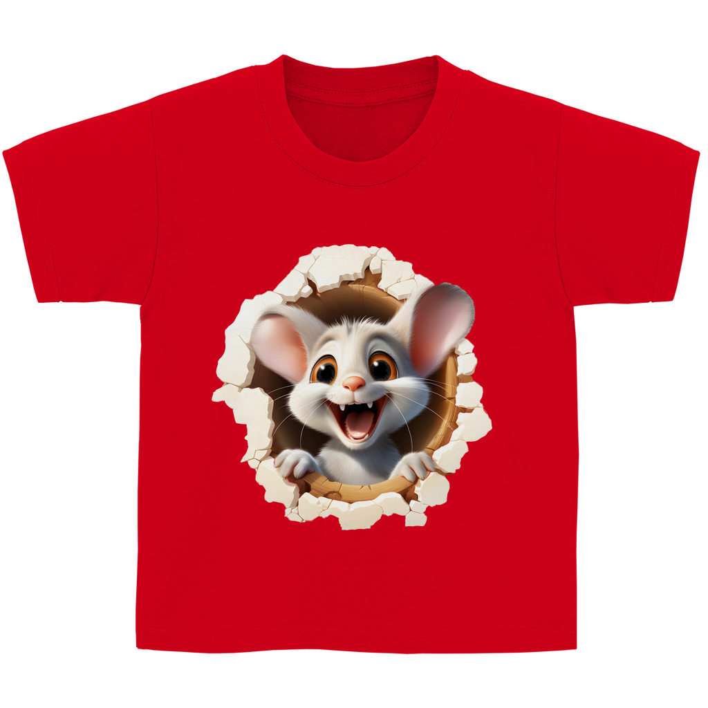 Kinder Basic T-Shirt maus-01