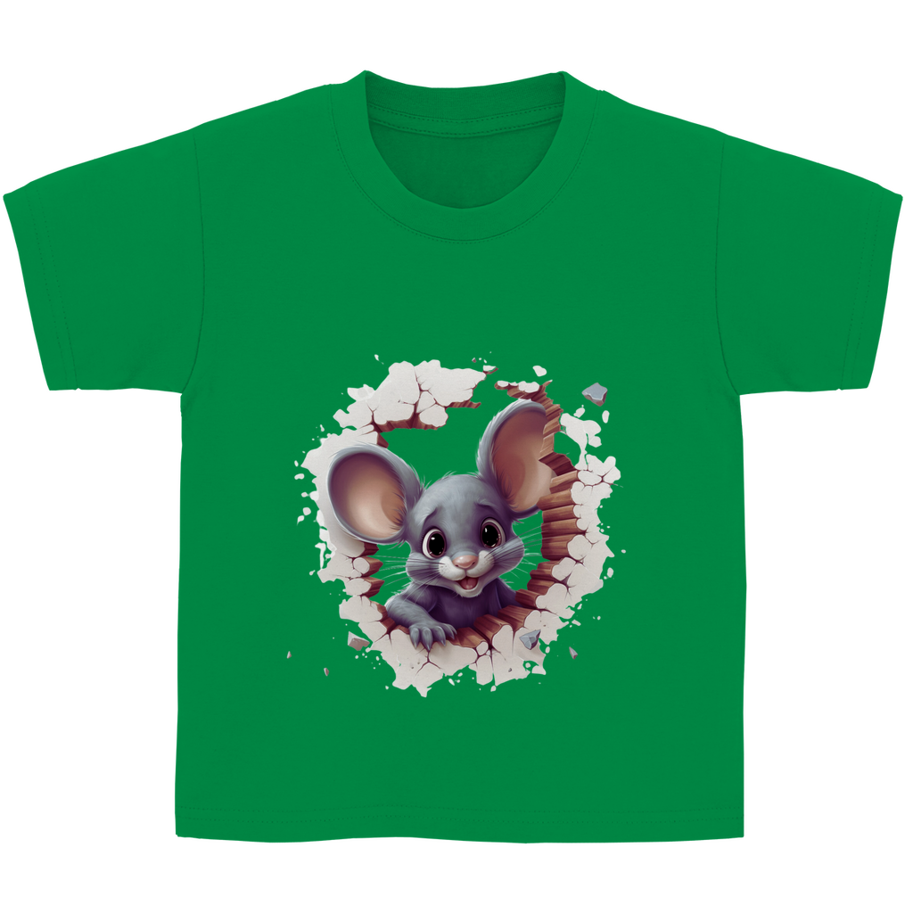 Kinder Basic T-Shirt maus-02
