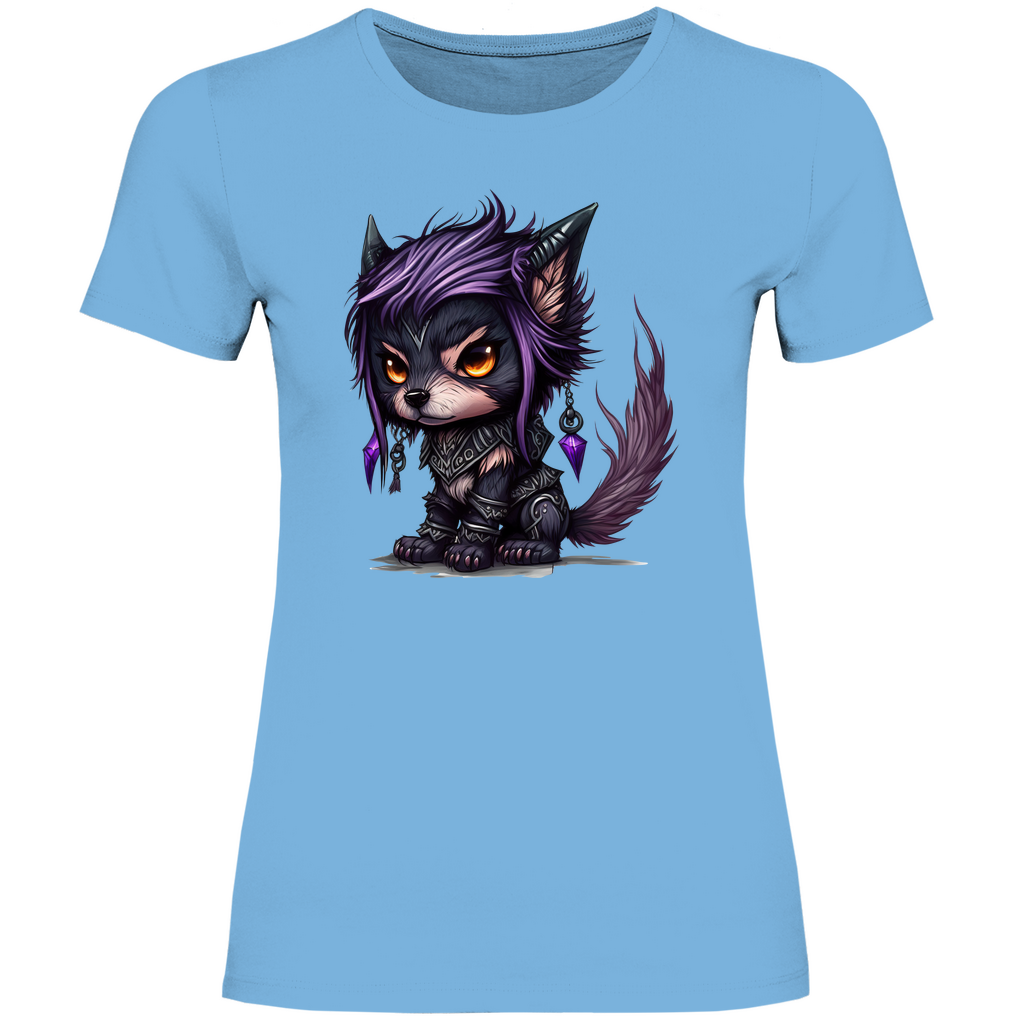 Damen T-Shirt wolf 01