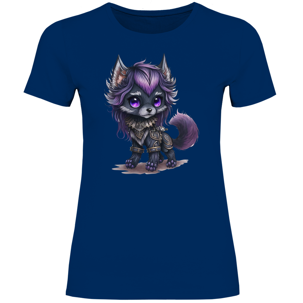 Damen T-Shirt wolf 02