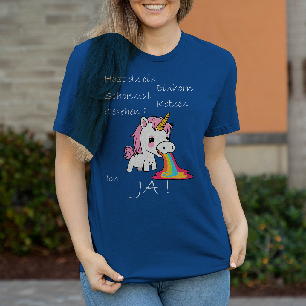 Damen T-Shirt Einhorn-01
