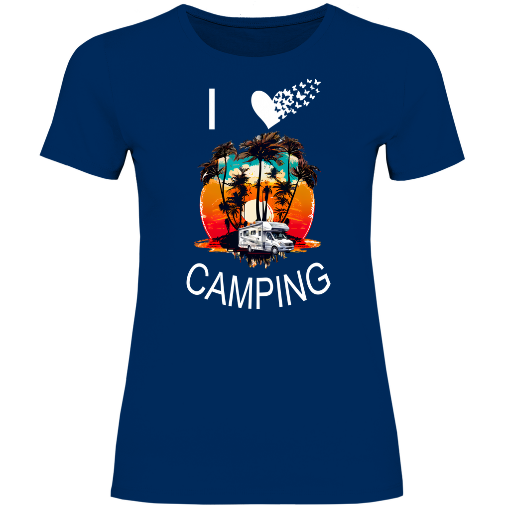 Damen T-Shirt Camping-05