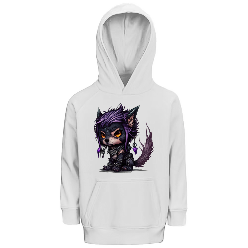 Kinder Premium Bio Hoodie wolf 01