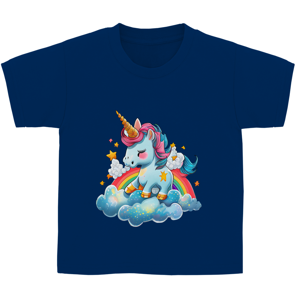 Kinder Basic T-Shirt unicorn-01