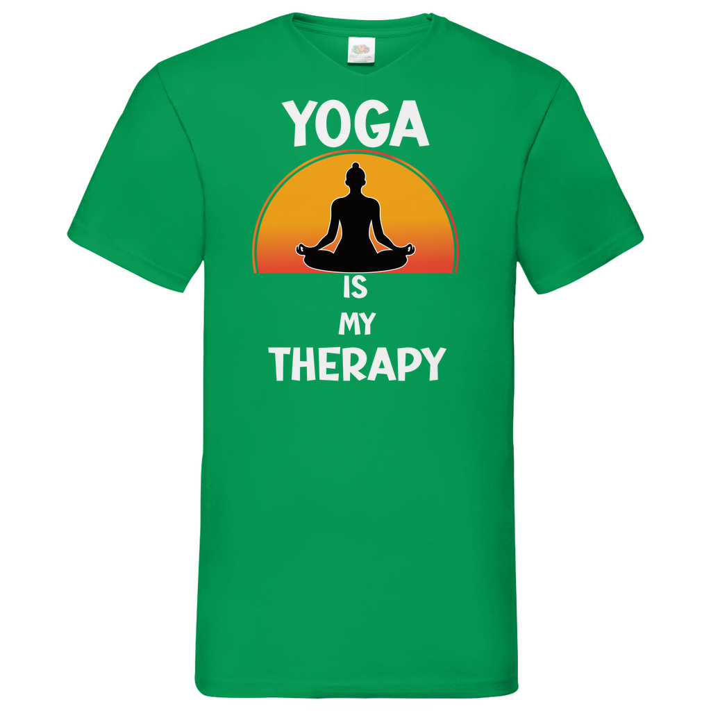 Herren Basic V-Neck T-Shirt YOGA-002