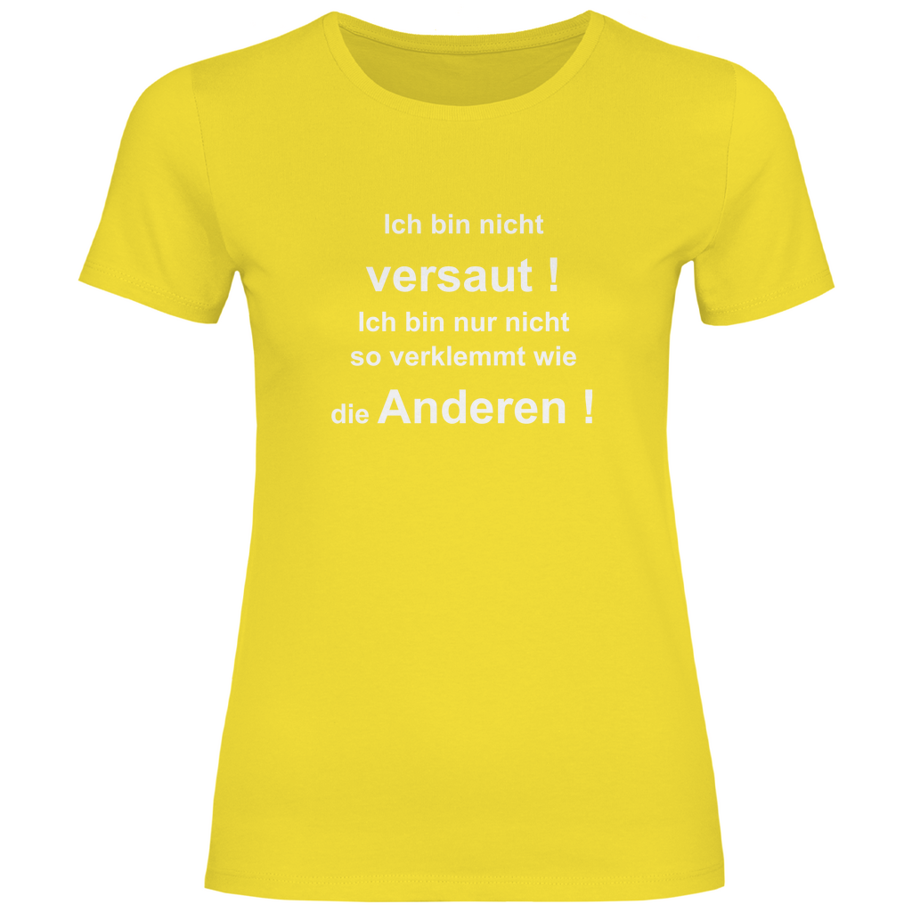 Damen T-Shirt ich bin nicht-01