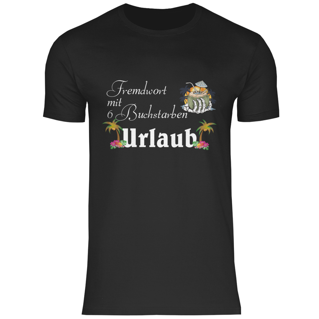 Herren T-Shirt Urlaub