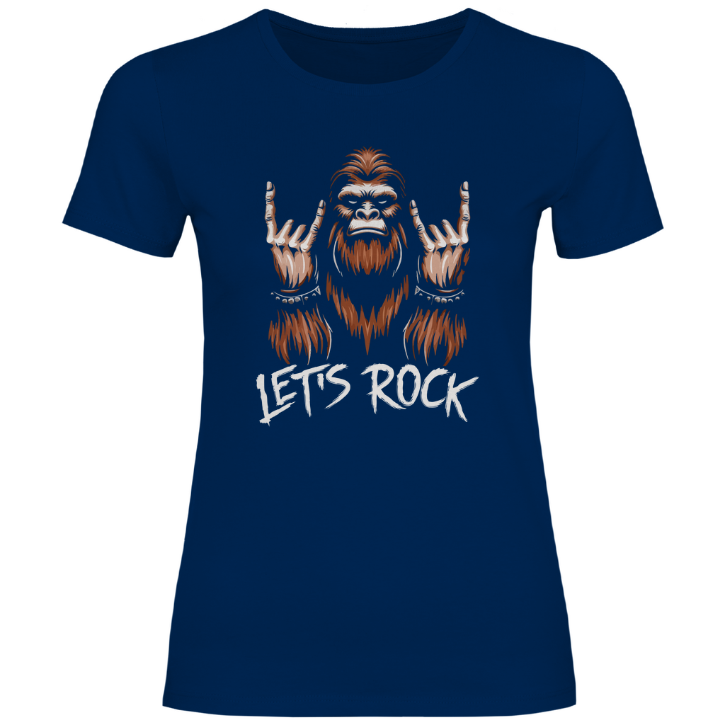 Damen T-Shirt let´s rock