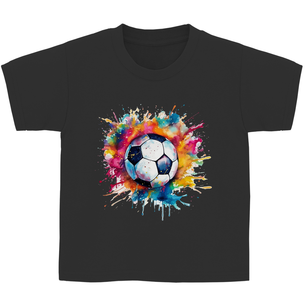 Kinder Basic T-Shirt Fußball-01