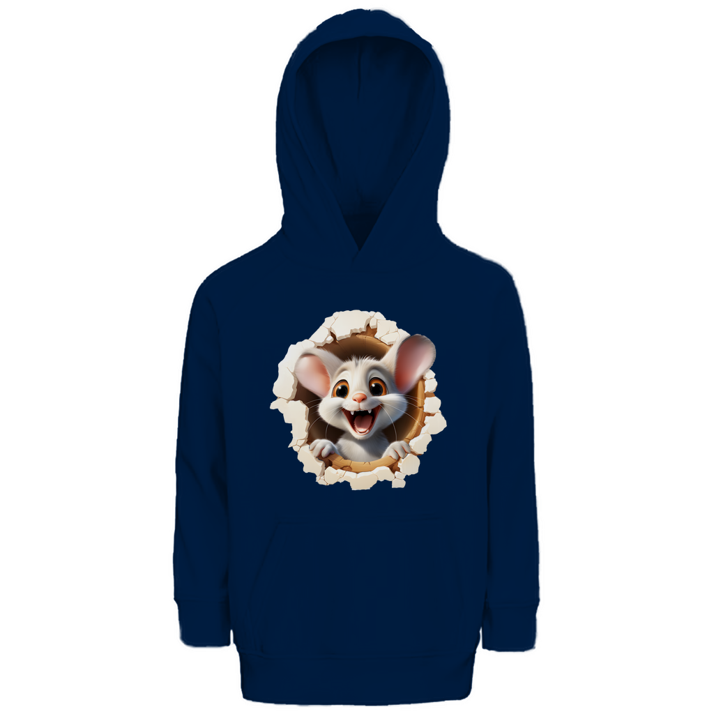 Kinder Premium Bio Hoodie maus-01