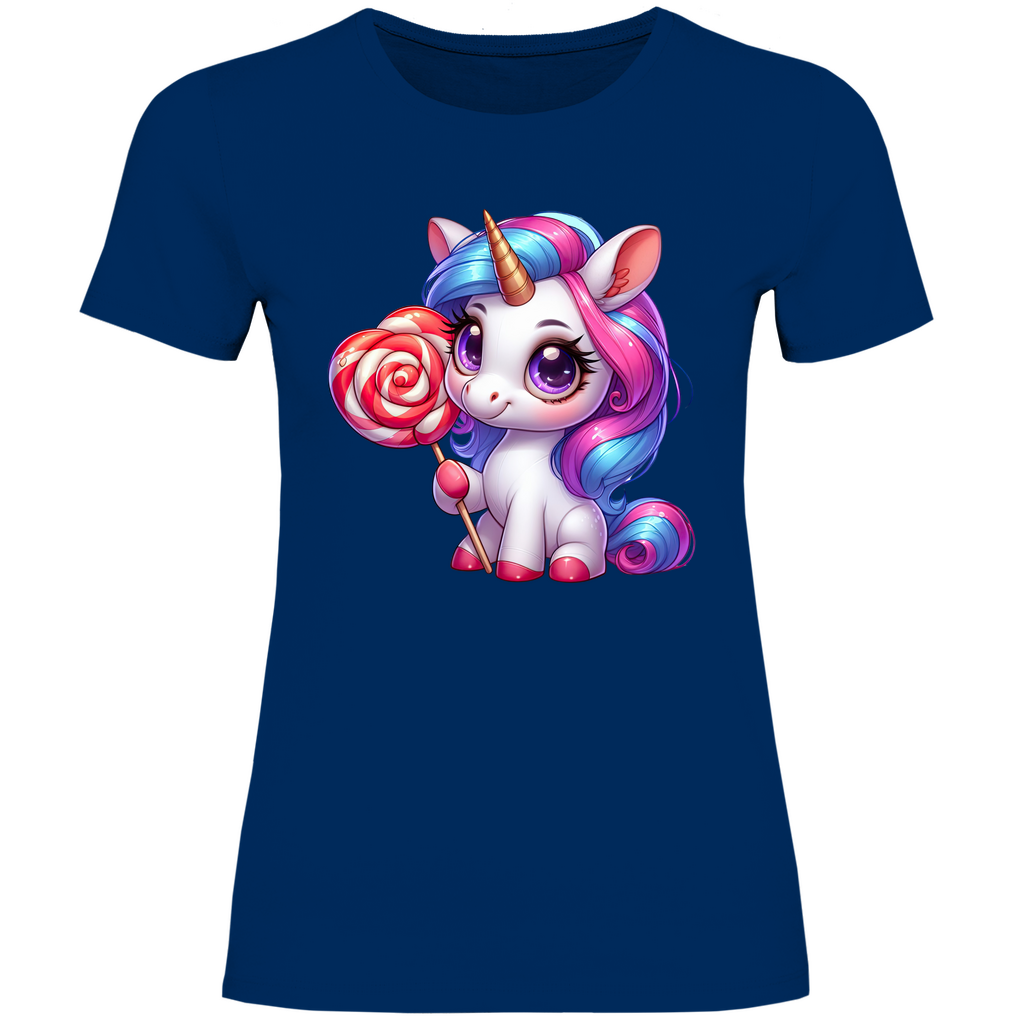 Damen T-Shirt Einhorn-02