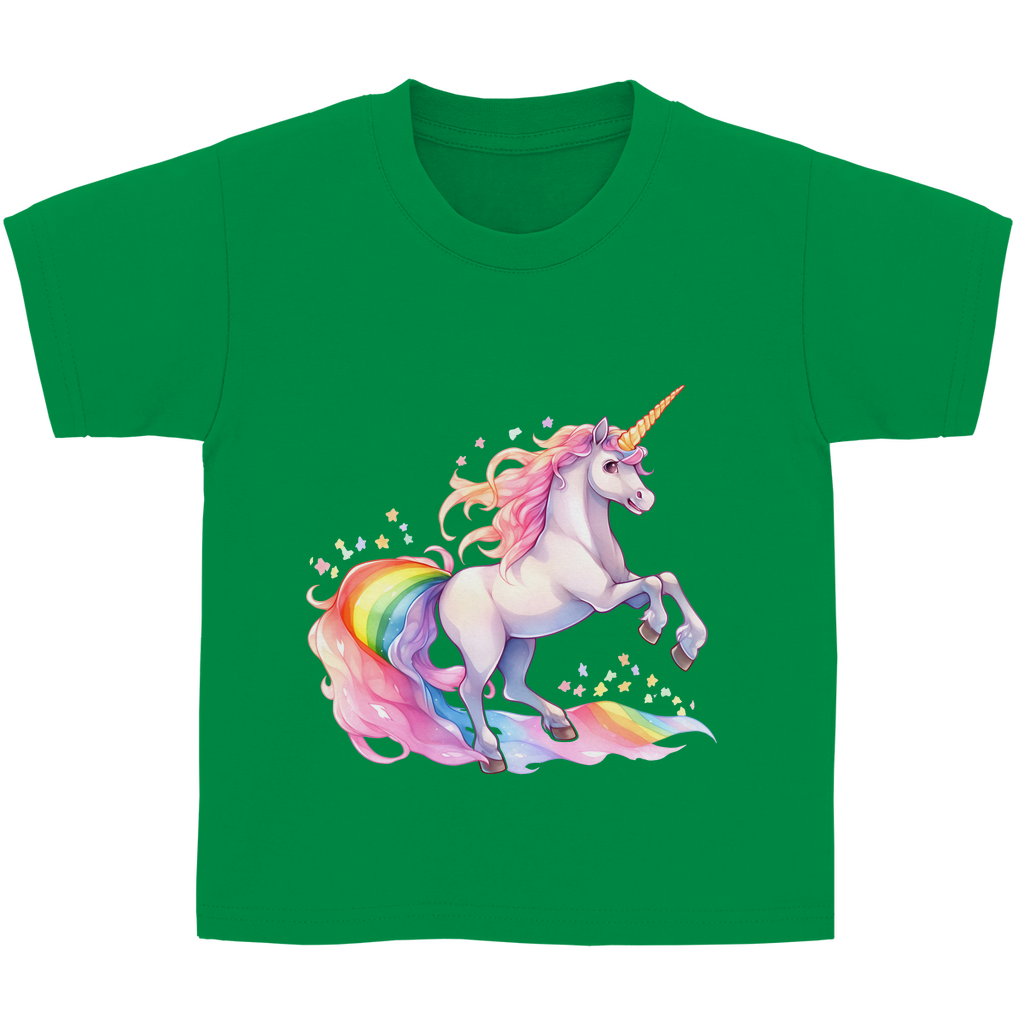 Kinder Basic T-Shirt unicorn-03