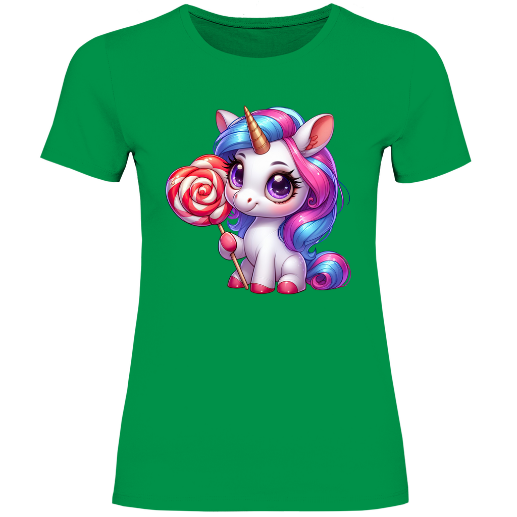 Damen T-Shirt Einhorn-02