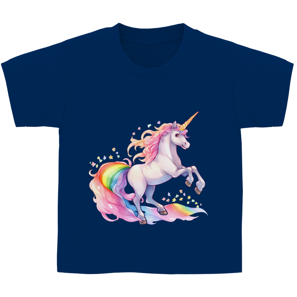 Kinder Basic T-Shirt unicorn-03