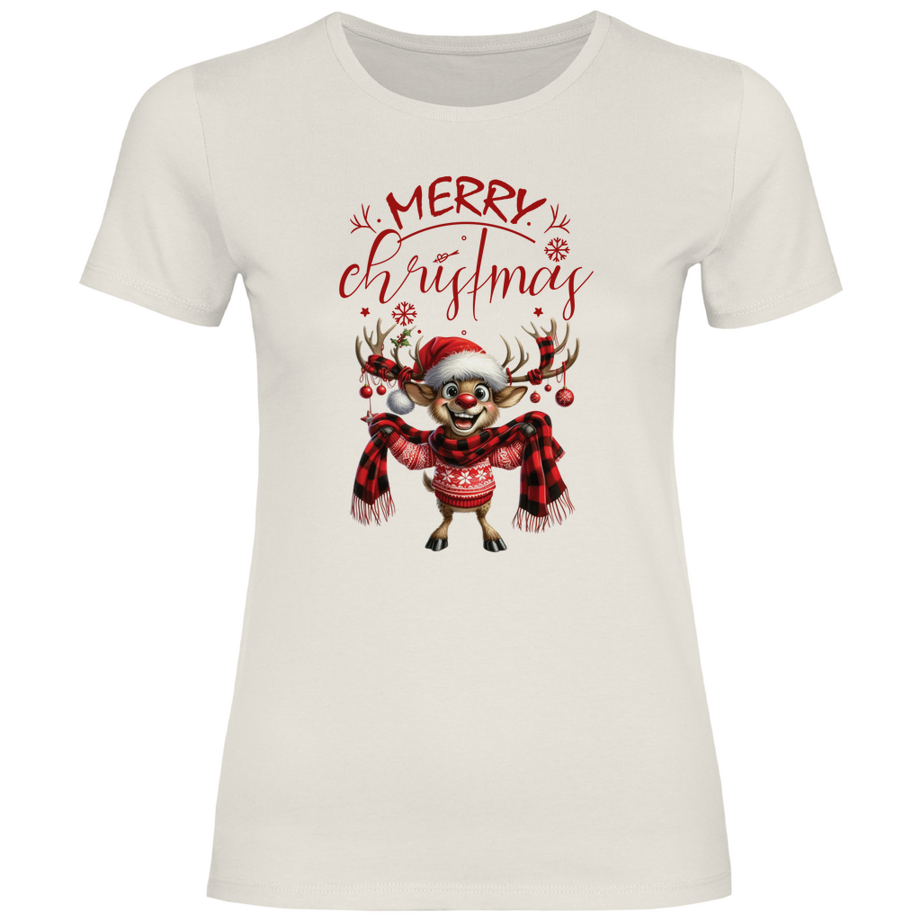 Damen T-Shirt weihnachten-12