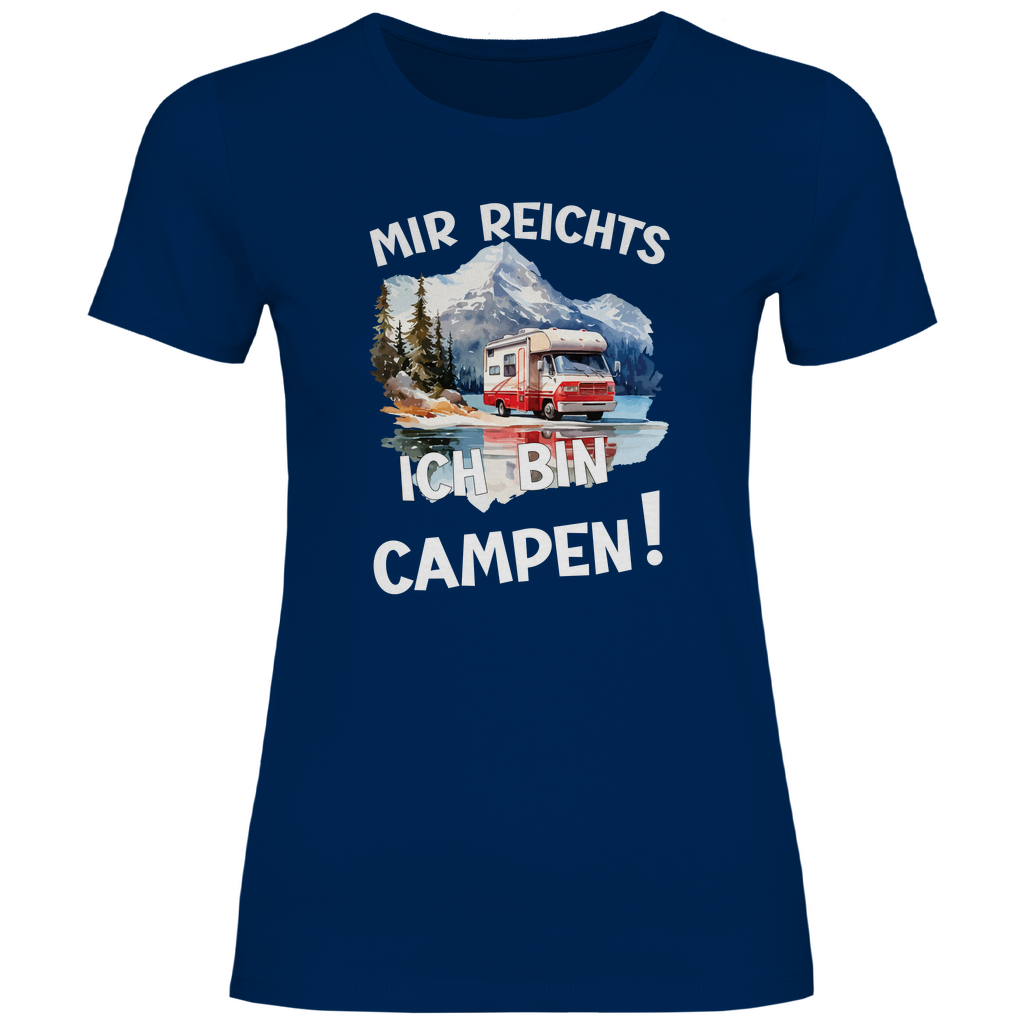 Damen T-Shirt camping-09