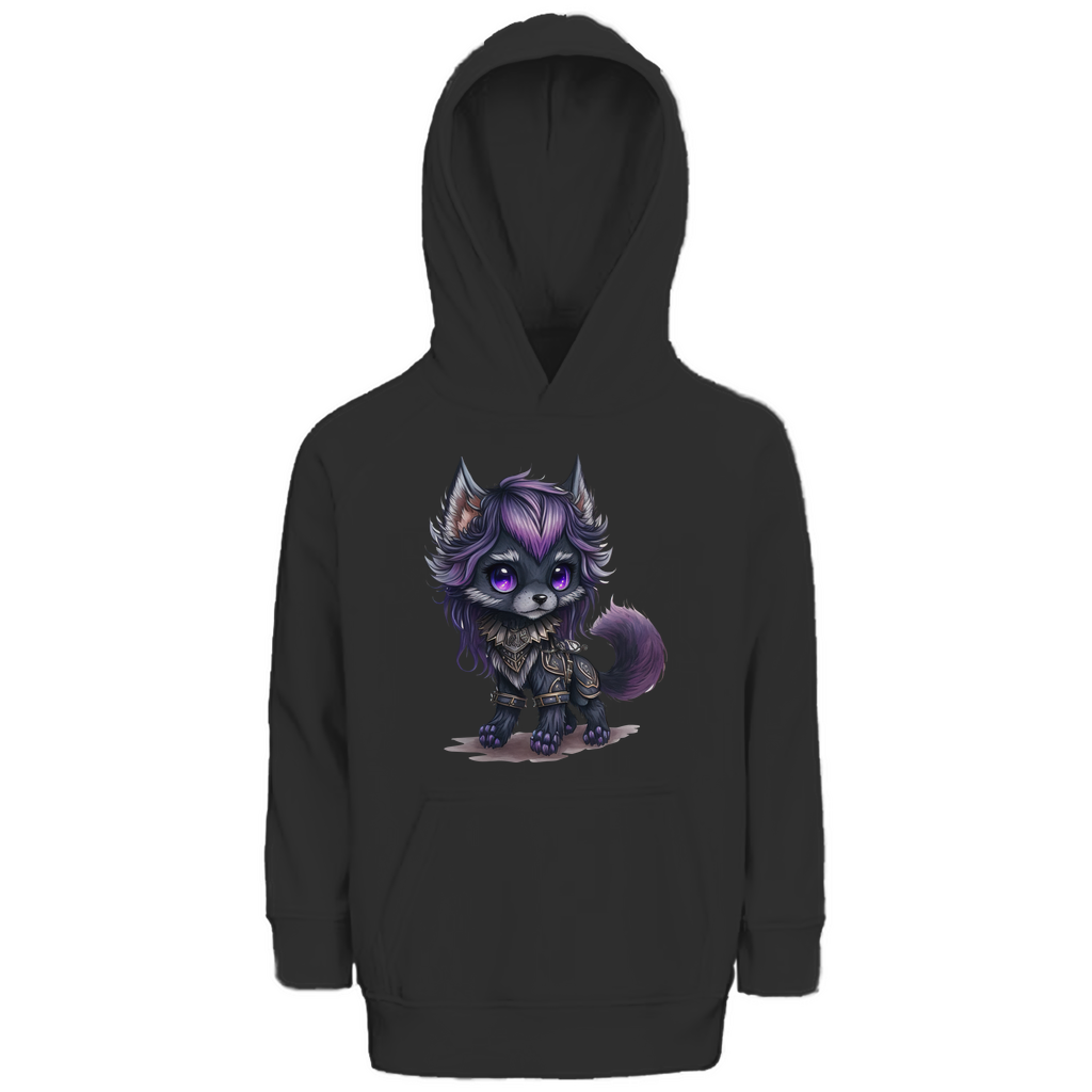 Kinder Premium Bio Hoodie wolf 02