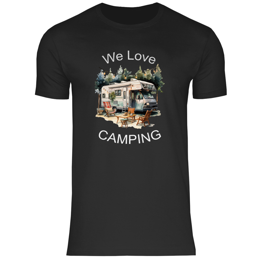 Herren T-Shirt we love camping-01