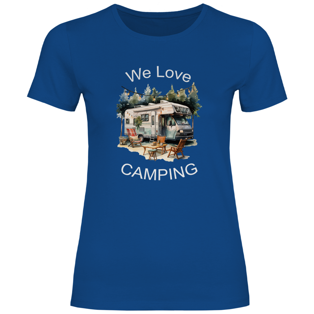 Damen T-Shirt we love camping-01