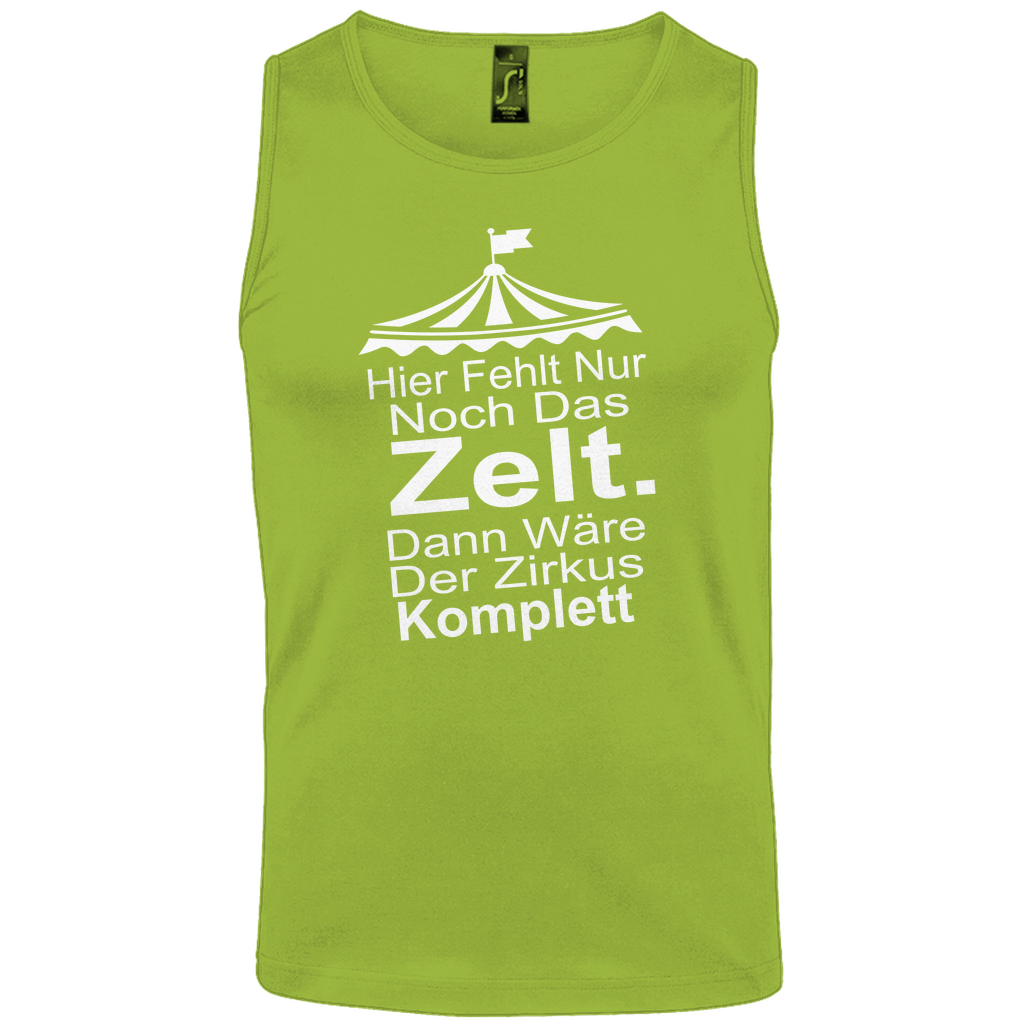 Herren Basic Tank Top hier fehlt nur noch-w