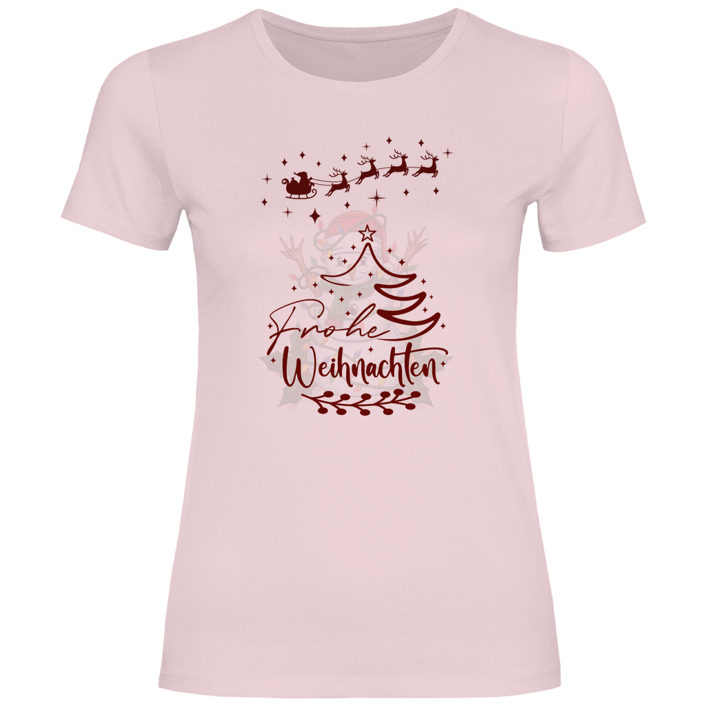 Damen T-Shirt weihnachten-09