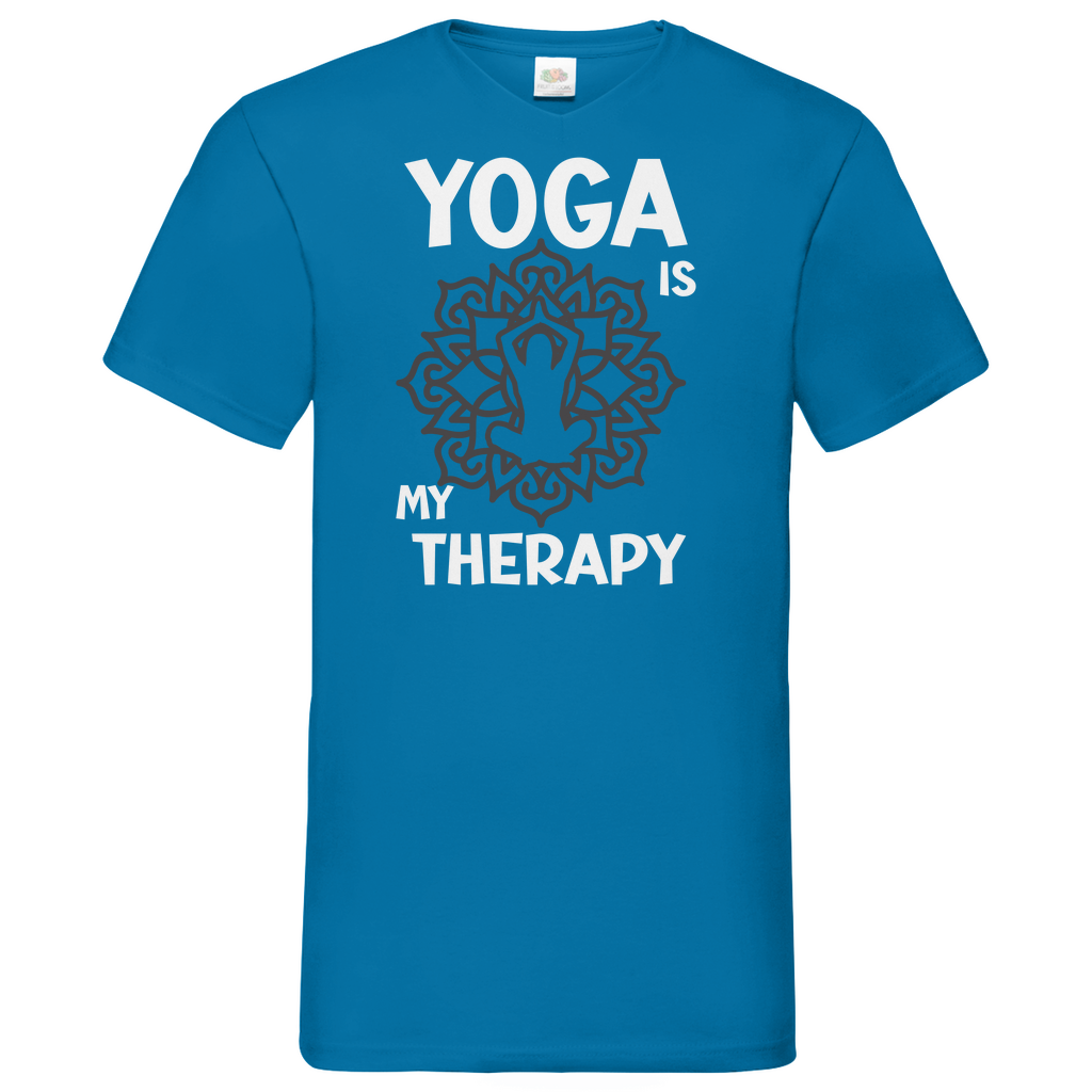 Herren Basic V-Neck T-Shirt YOGA-004