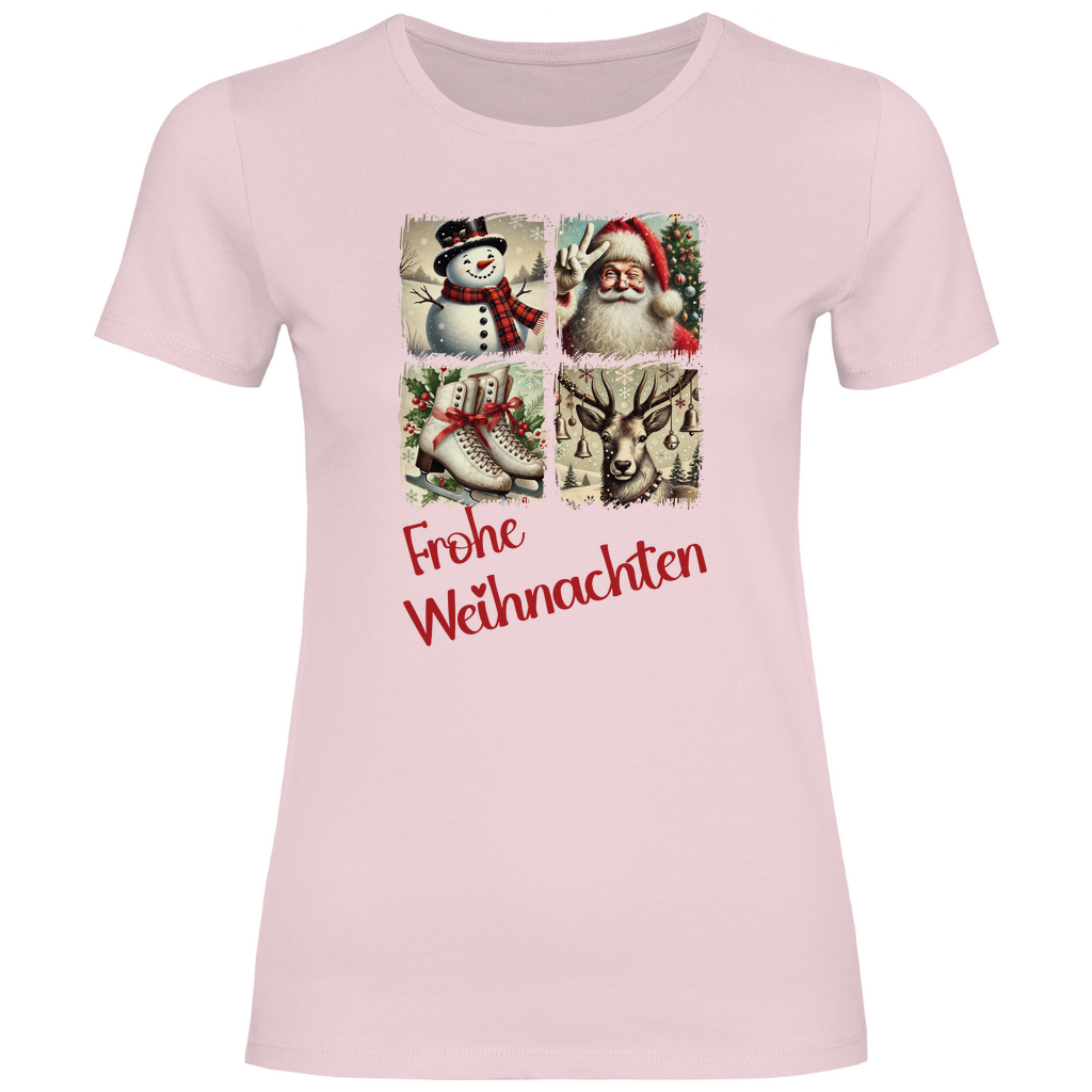 Damen T-Shirt weihnachten-10
