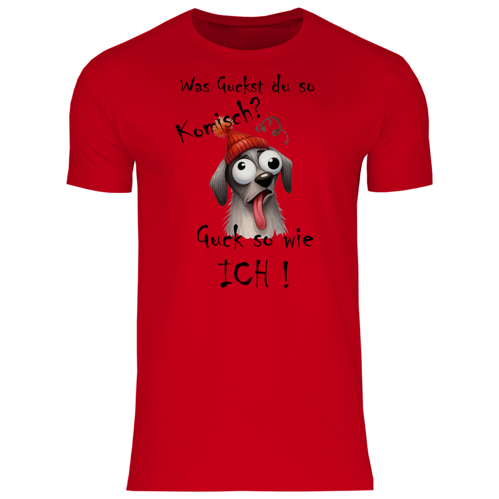 Herren T-Shirt was kuckst du ? 04S