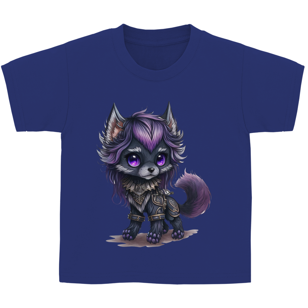 Kinder Basic T-Shirt wolf 02