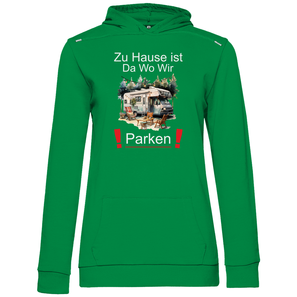 Damen Promo Hoodie zu hause ist da wo wir parken-02 camping