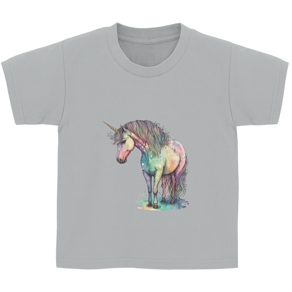 Kinder Basic T-Shirt unicorn-04
