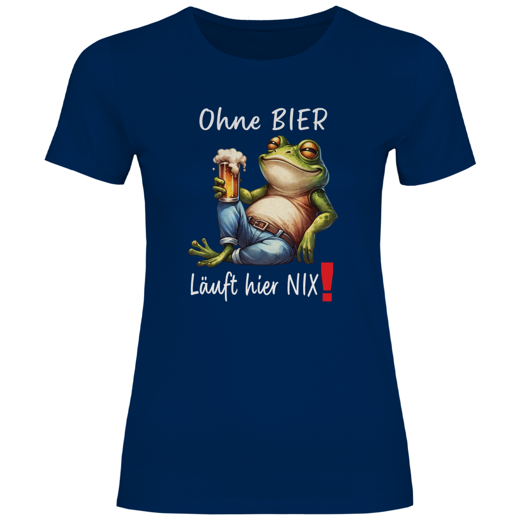 Damen T-Shirt Ohne Bier-01