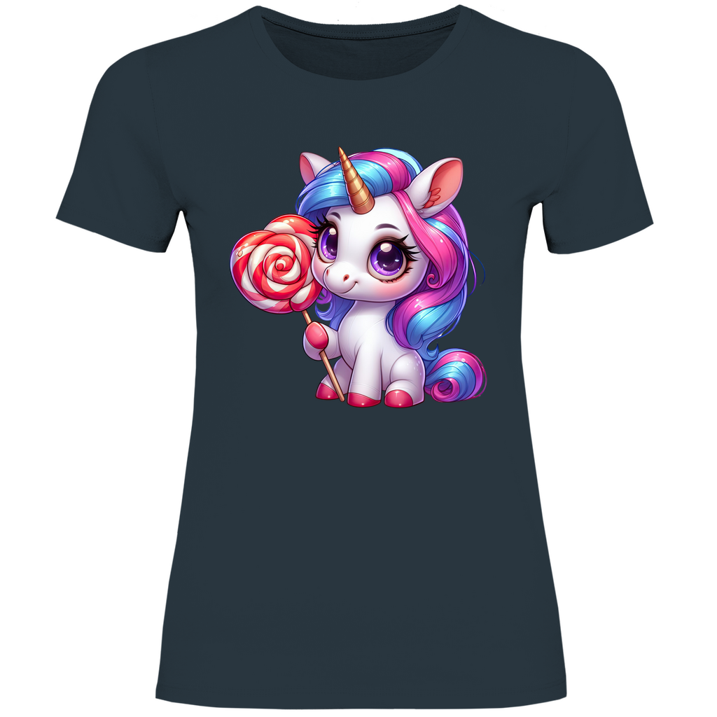 Damen T-Shirt Einhorn-02