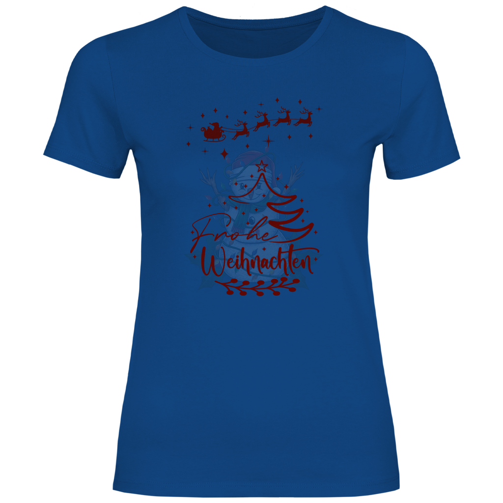 Damen T-Shirt weihnachten-09