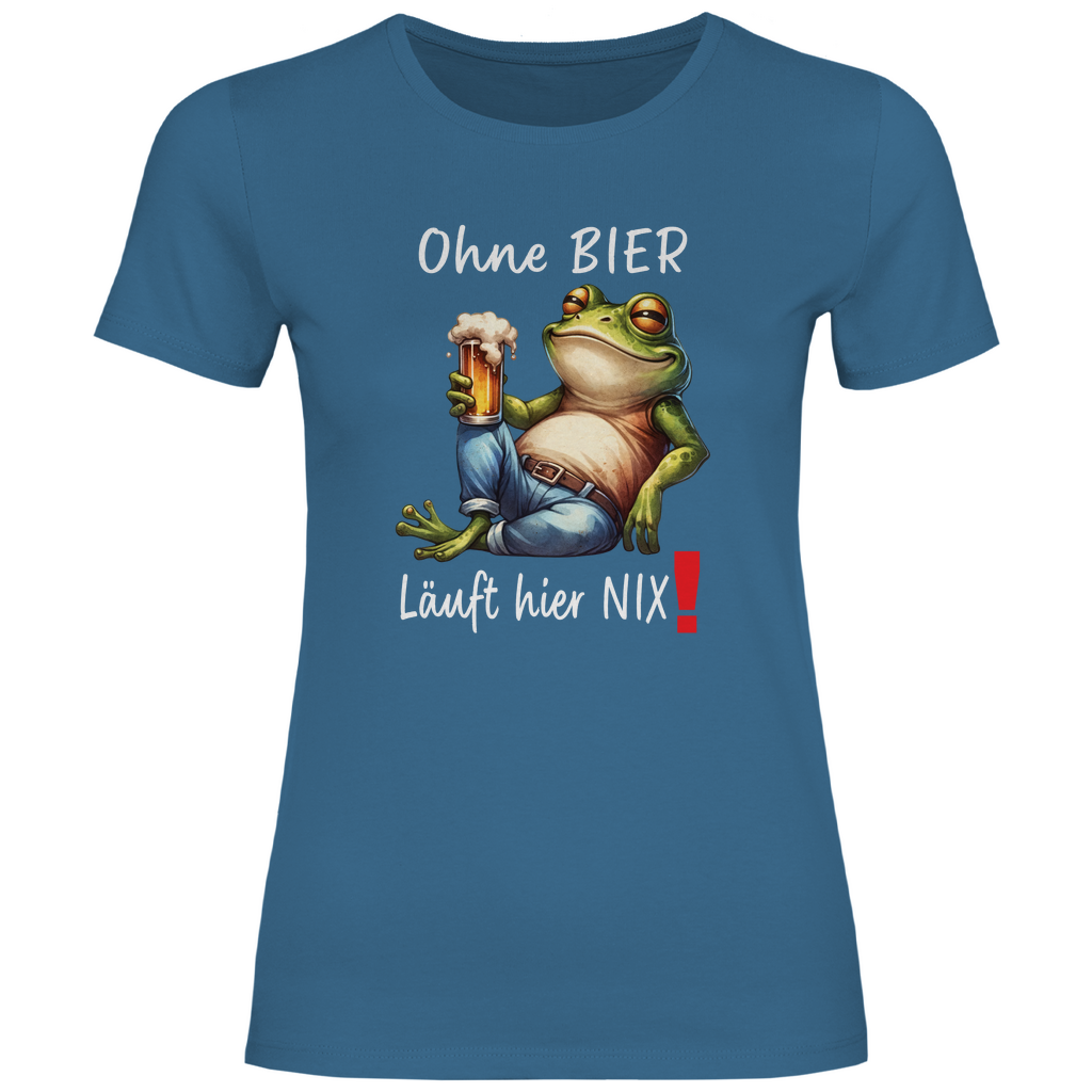 Damen T-Shirt Ohne Bier-01
