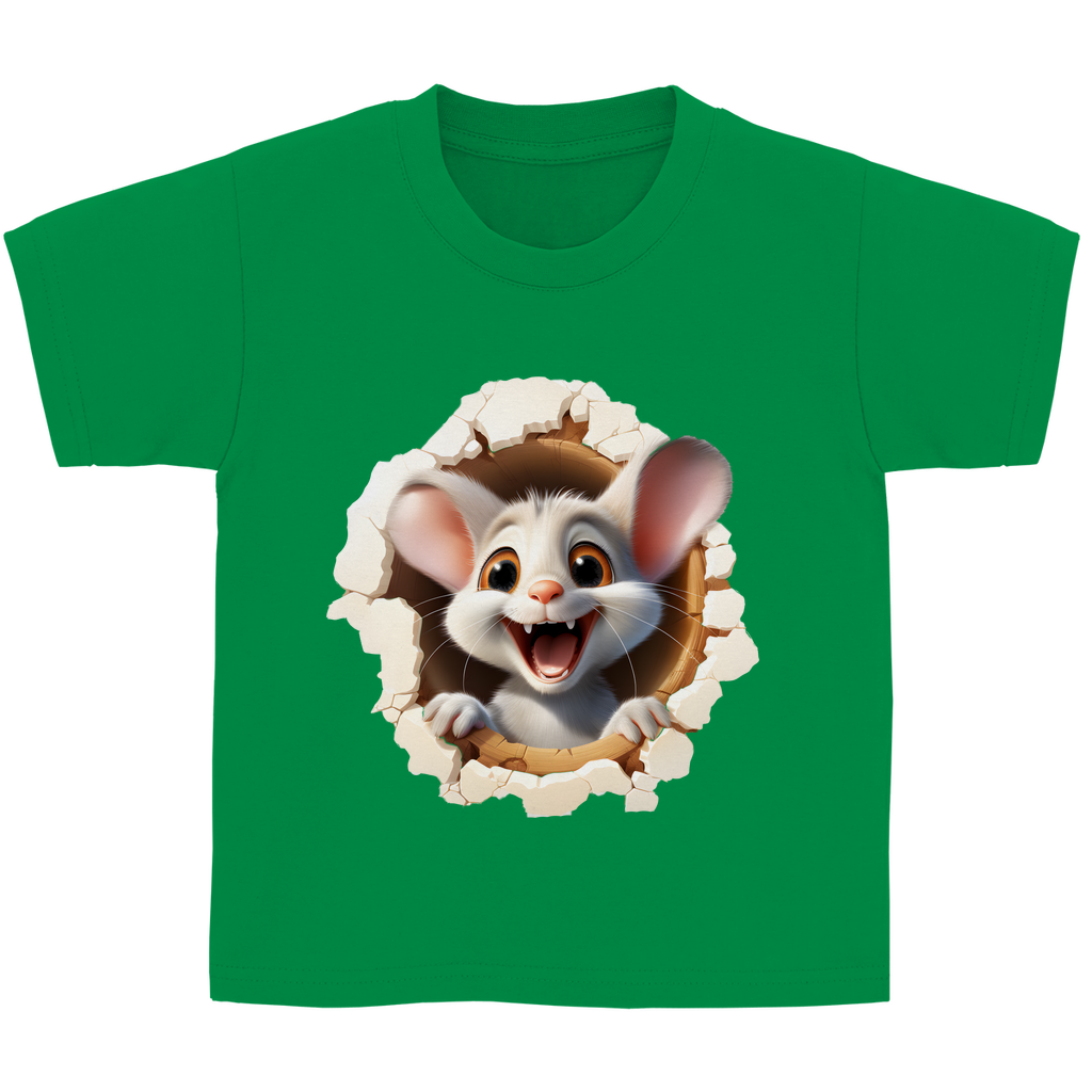 Kinder Basic T-Shirt maus-01