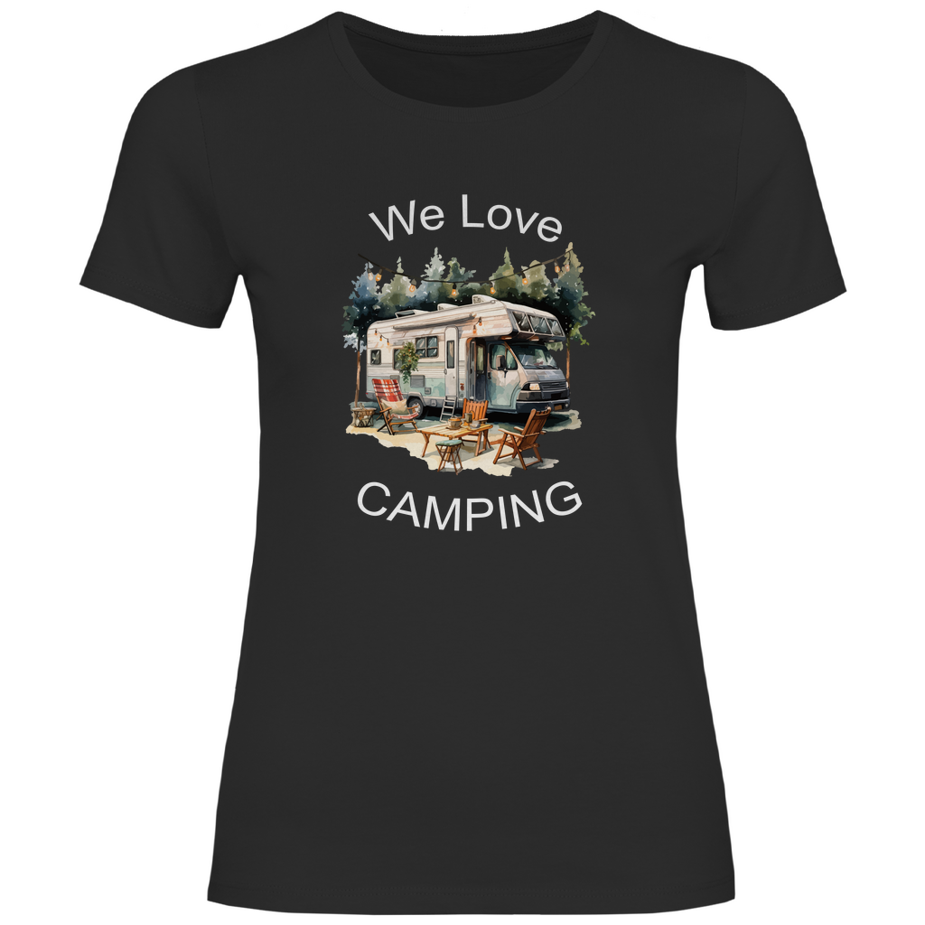 Damen T-Shirt we love camping-01